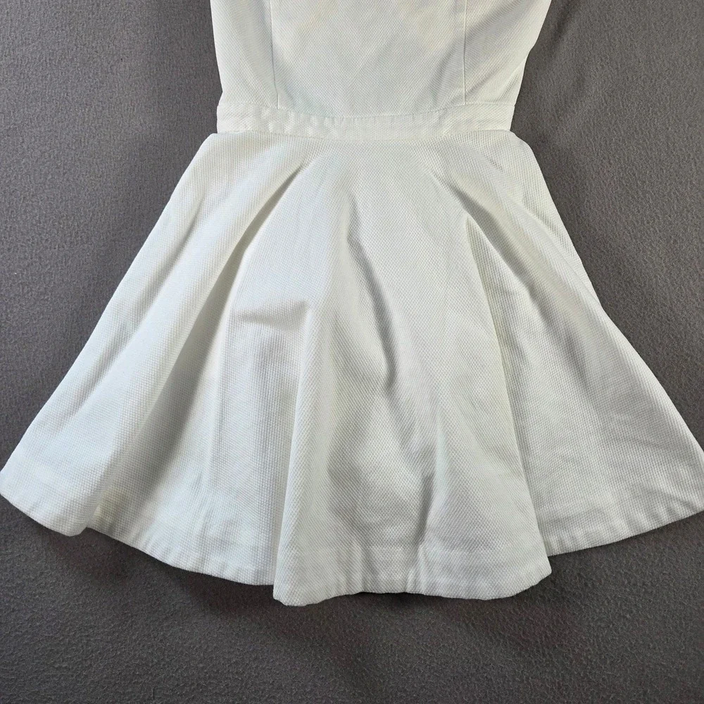 Polo Ralph Lauren Dress Girls 16 XL White Flare Racer Back Sleeveless Midi